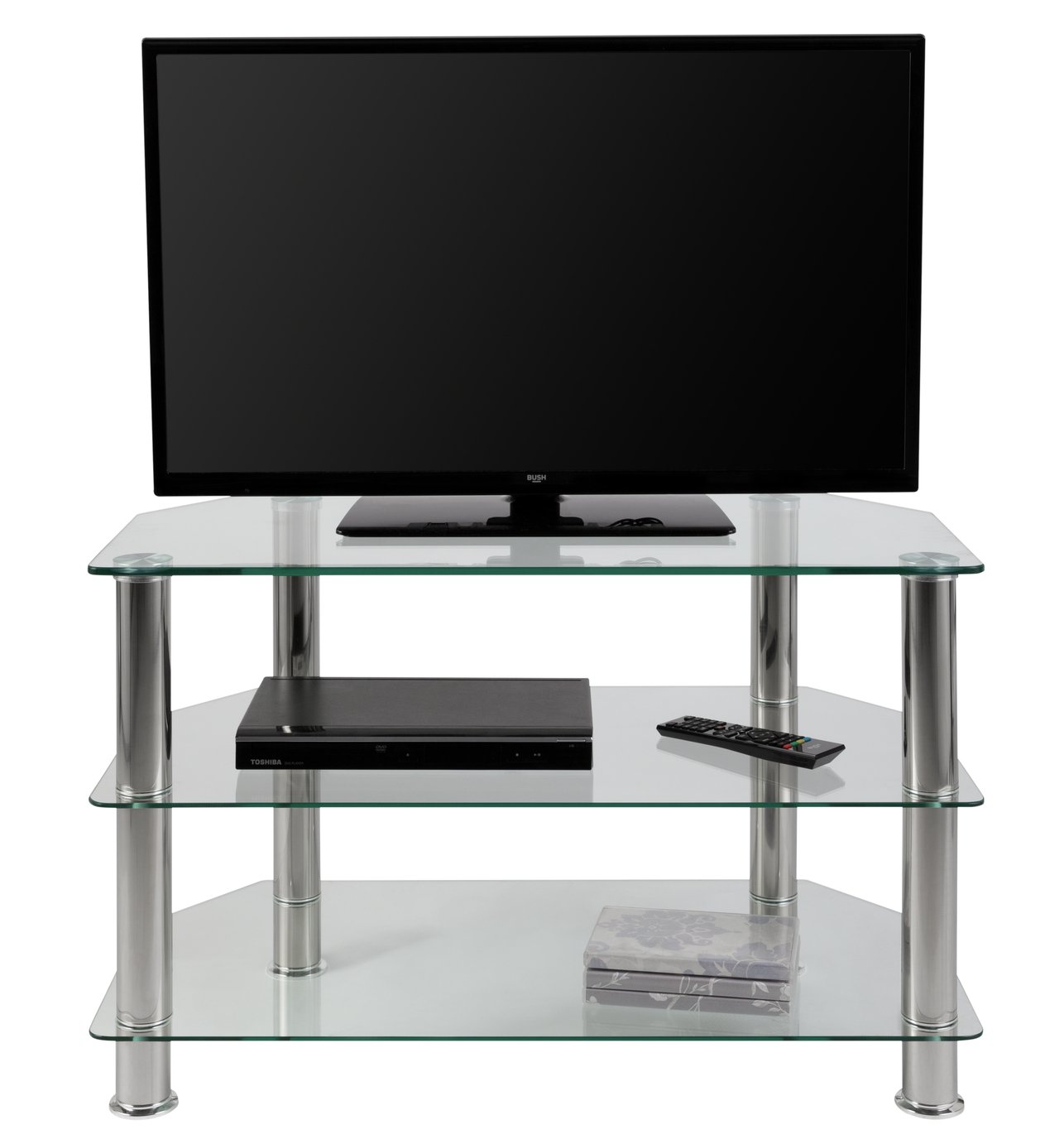 Argos Home Matrix Glass Corner TV Unit Review