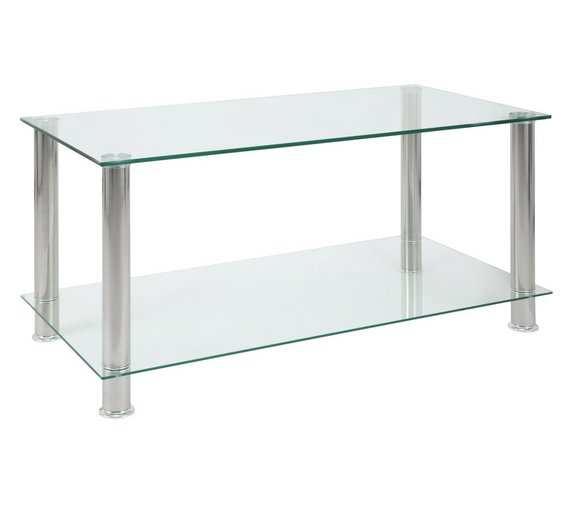 Buy HOME Matrix Coffee Table - Clear Glass at Argos.co.uk - Your Online ...