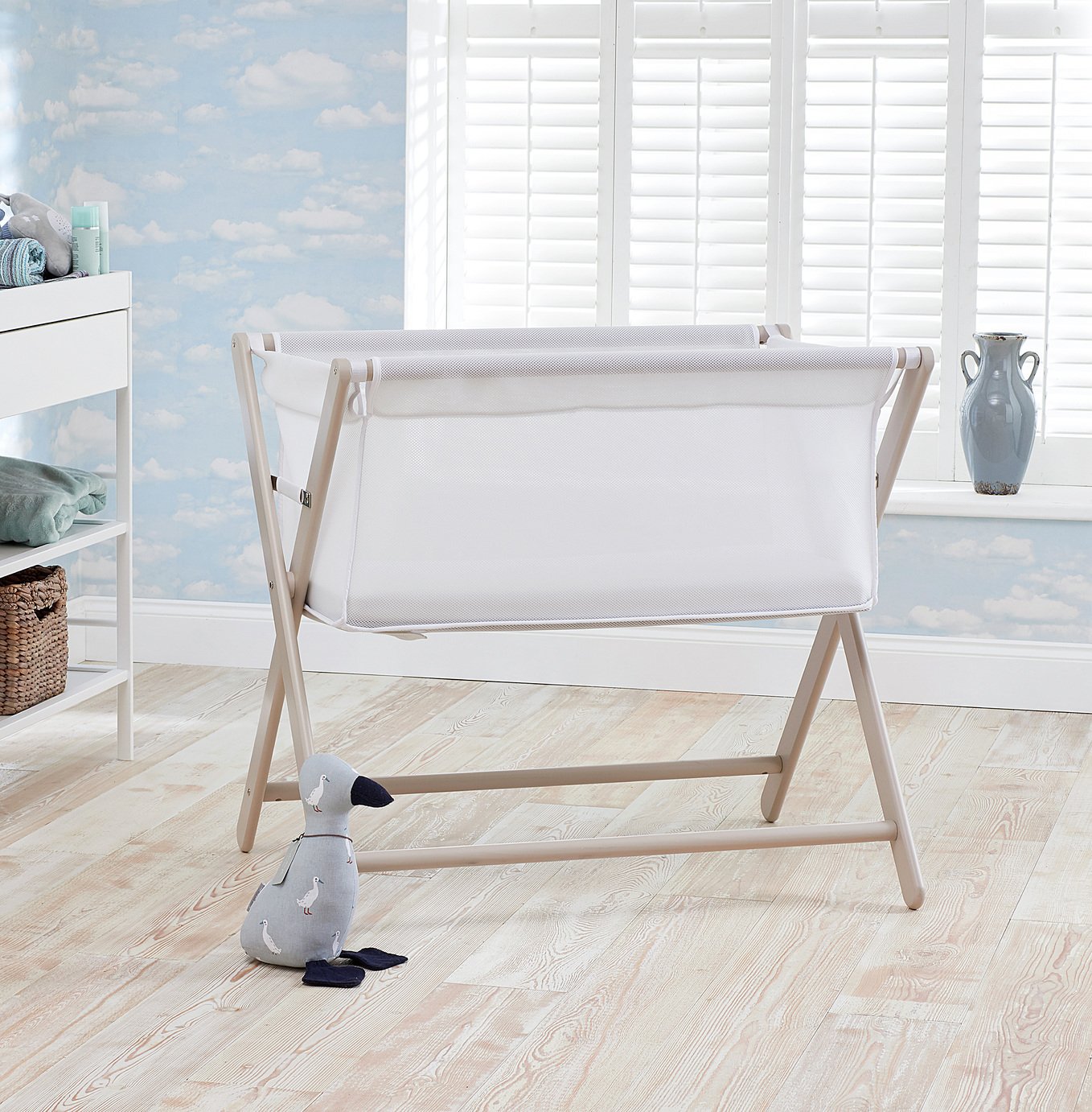 argos bedside cot