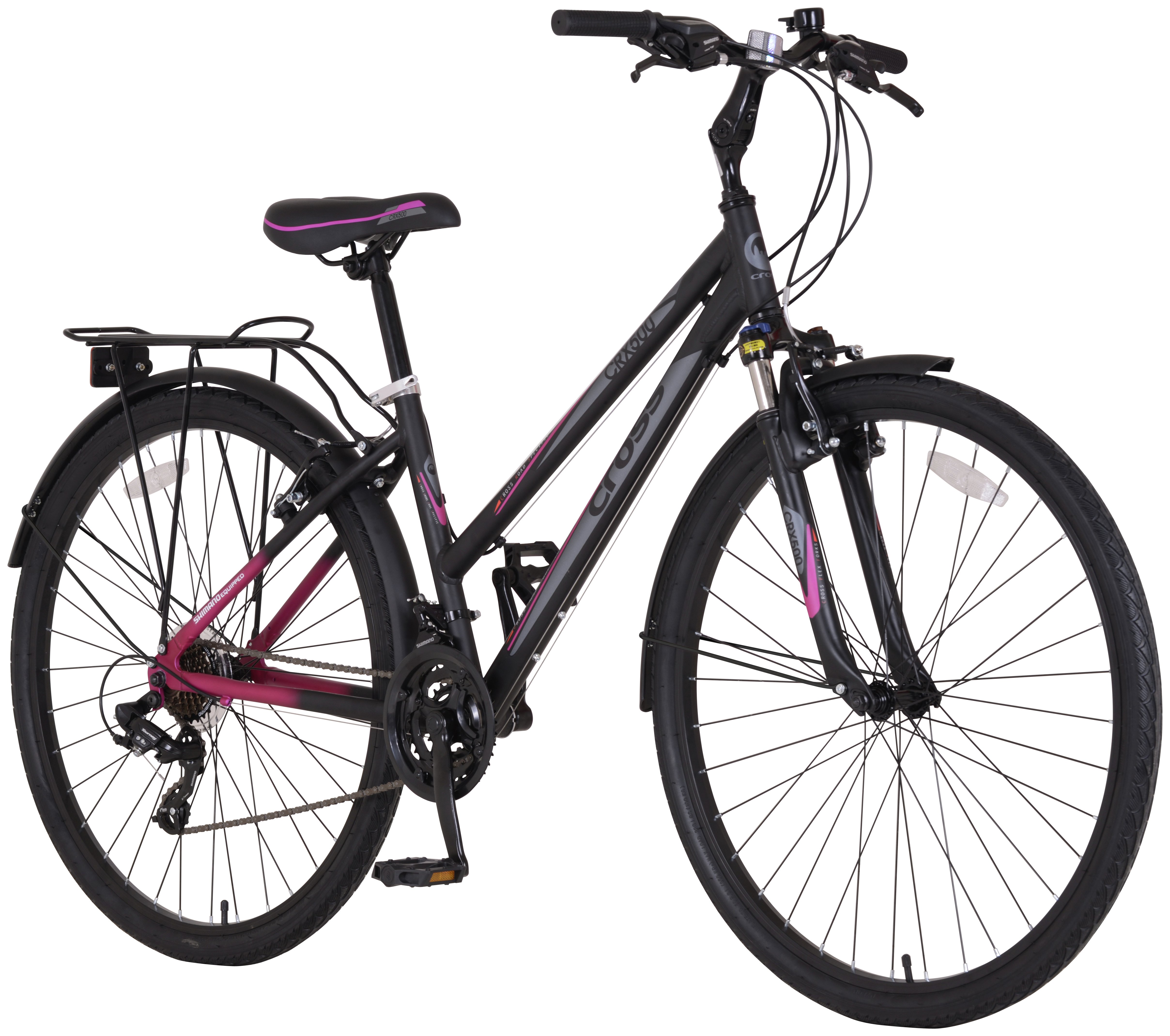 cross freeway 28 inch wheel size womens hybrid bike