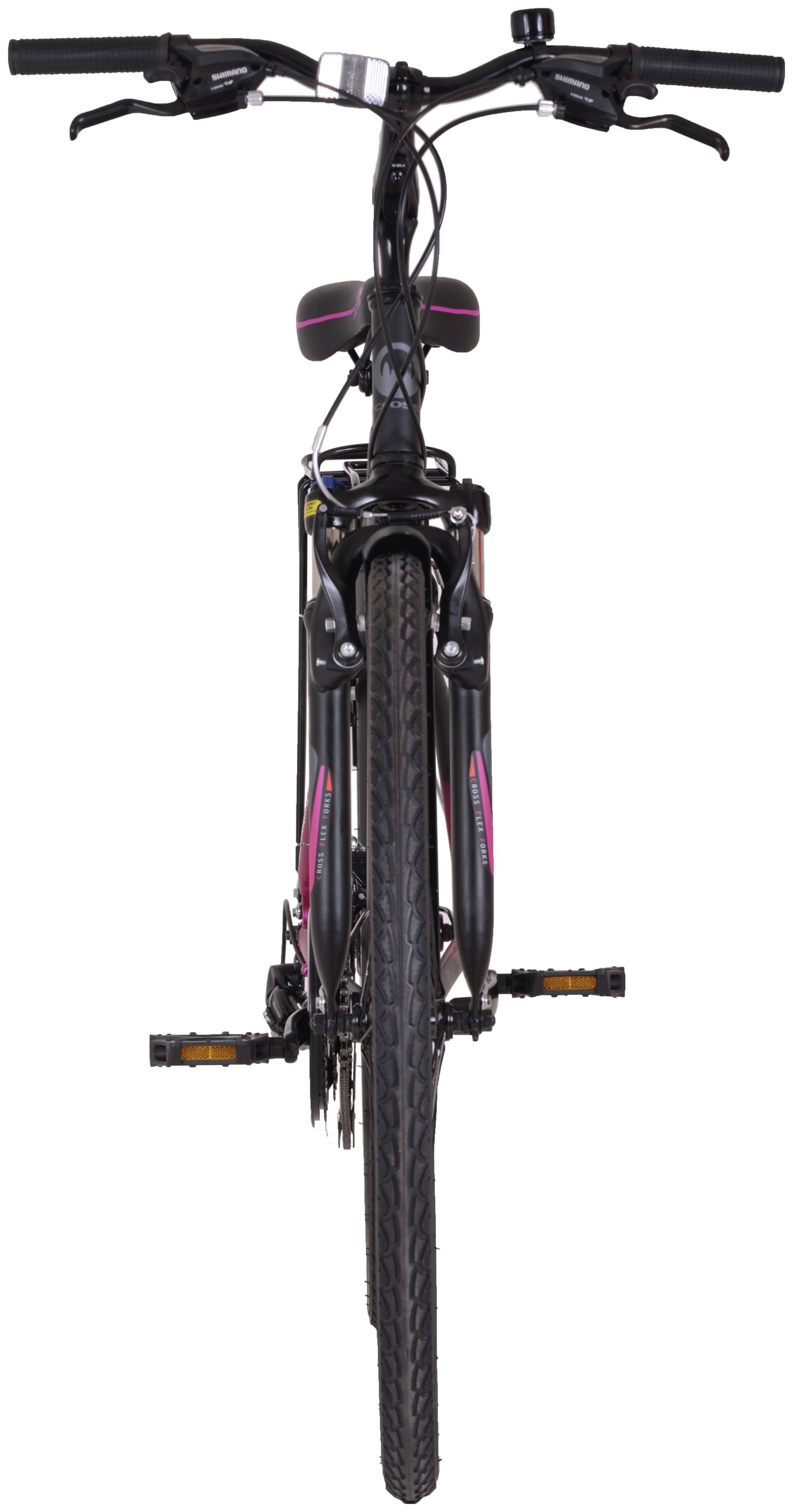 Cross CRX500 28 In 700c Front Suspension Female Hybrid Bike Reviews