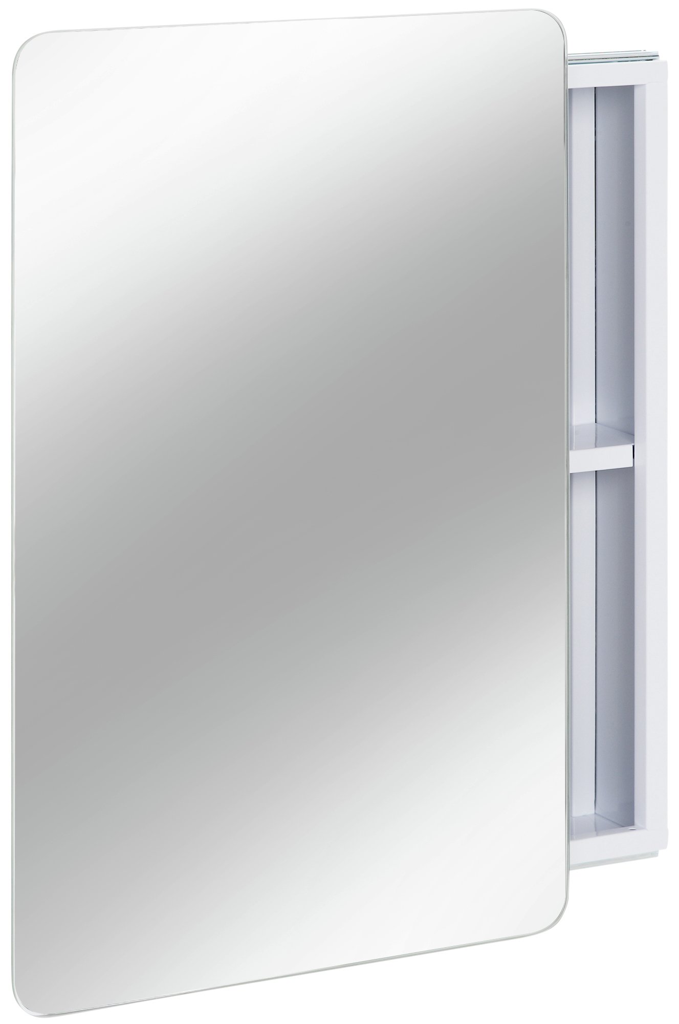 Argos Home Sliding Door Mirrored Bathroom Cabinet - White