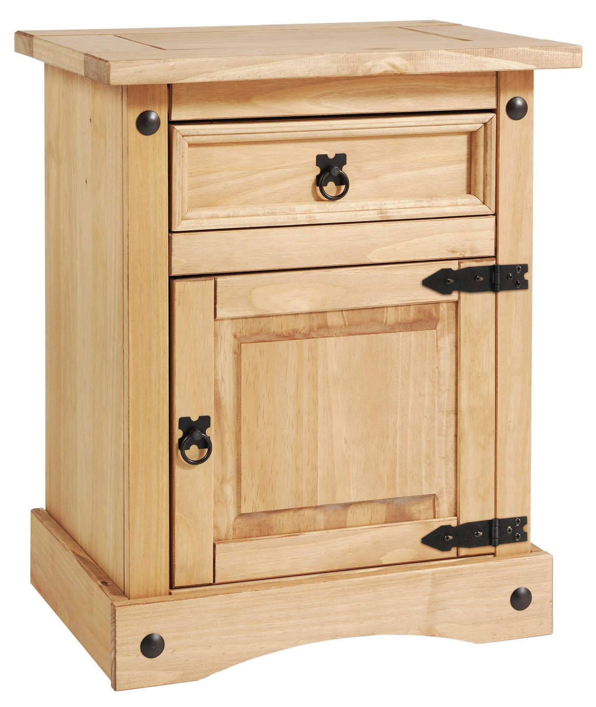 Argos Home Puerto Rico Bedside Table - Light Pine