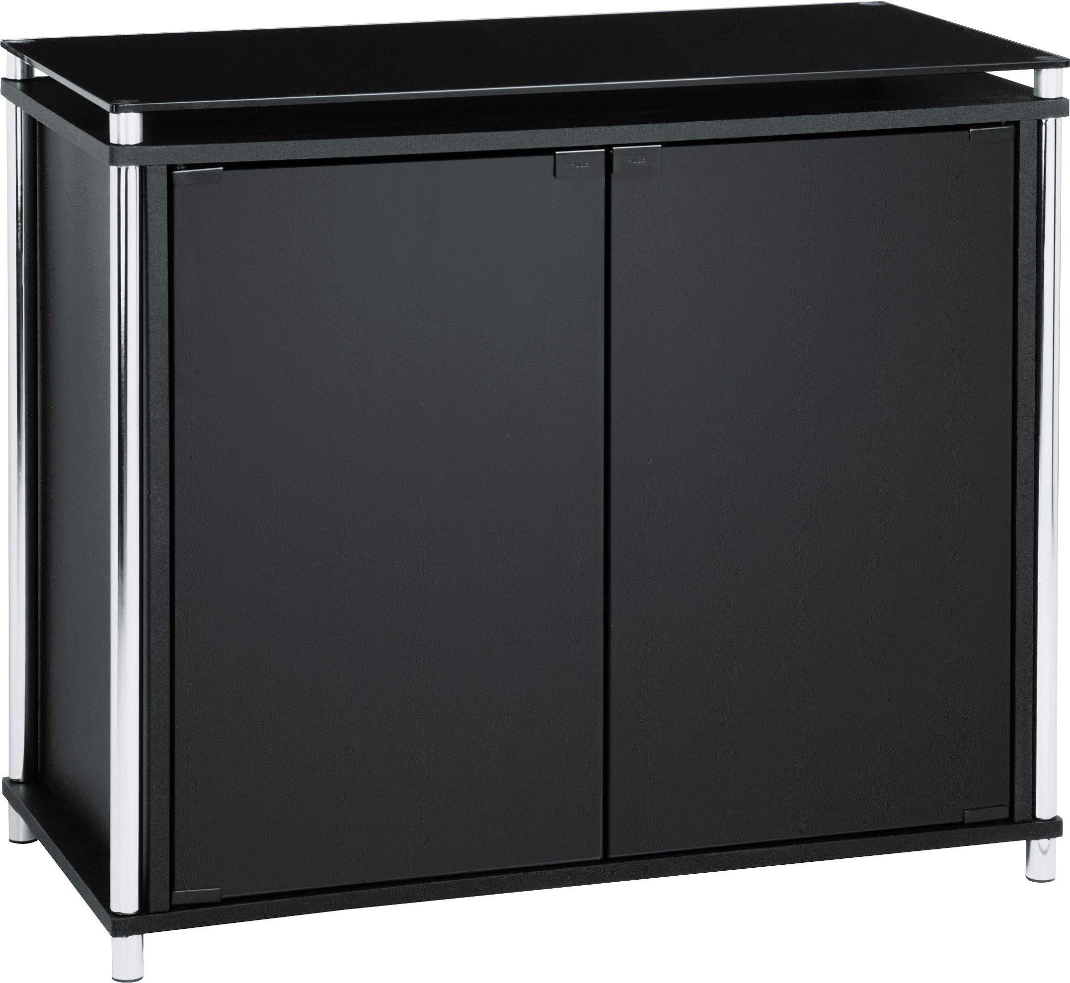 Argos Home Matrix 2 Door Glass Sideboard - Black