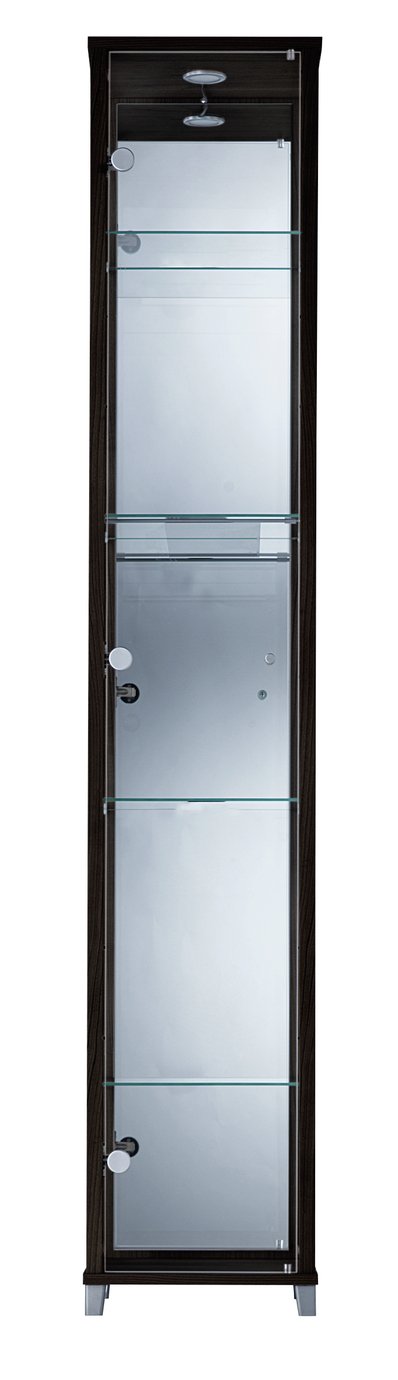 Argos Home 1 Glass Door Display Cabinet - Black