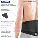 Neo G Back Brace with Power Straps, Adjustable Size