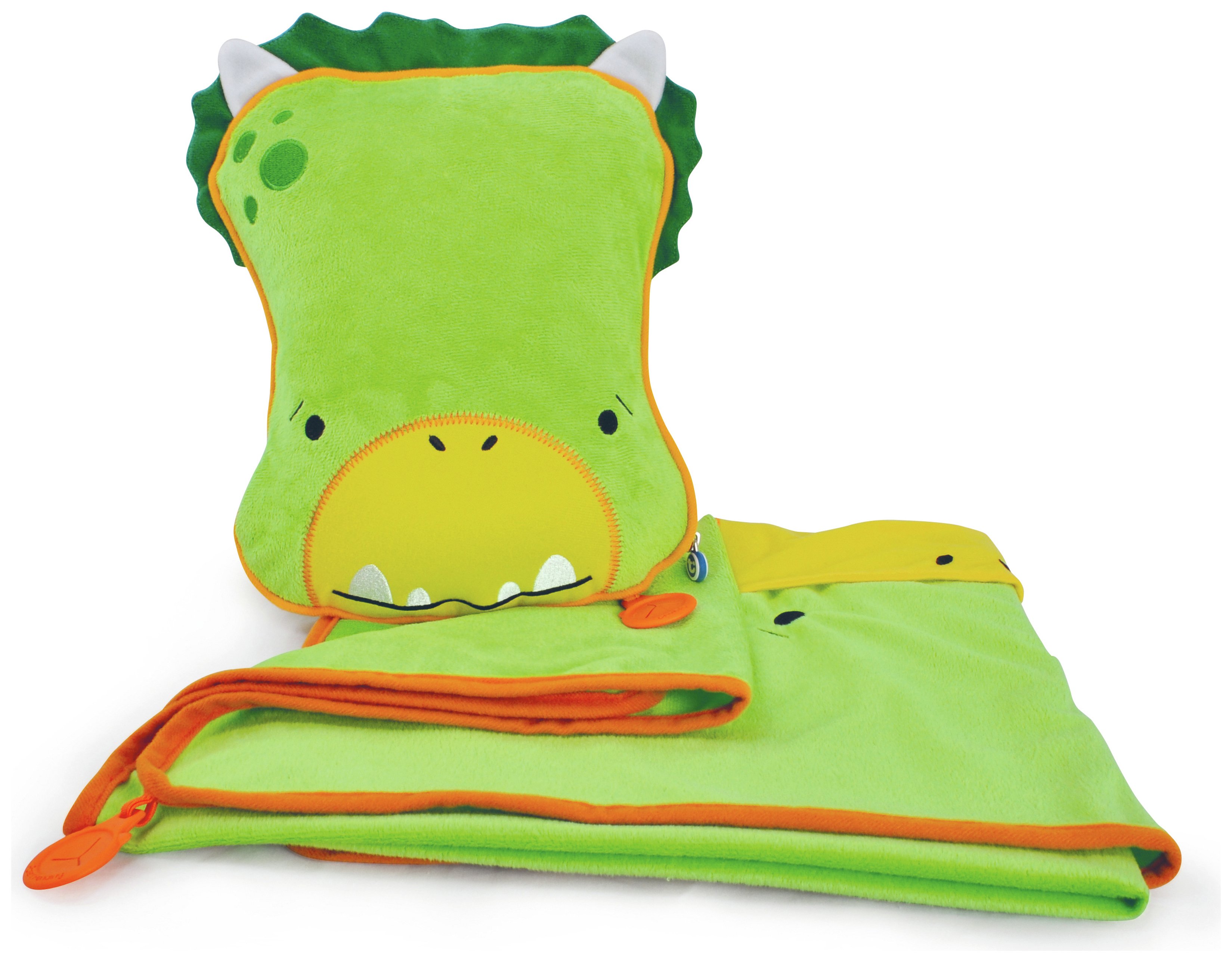 Trunki - SnooziHedz Travel Pillow and Blanket - Dudley Dino Review