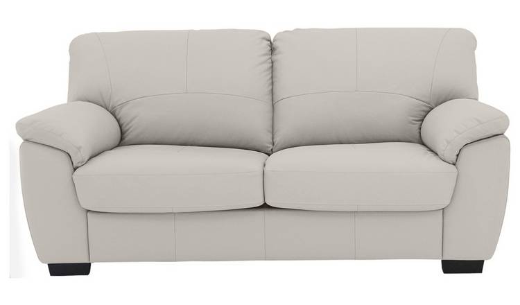 Argos two deals seater leather sofa