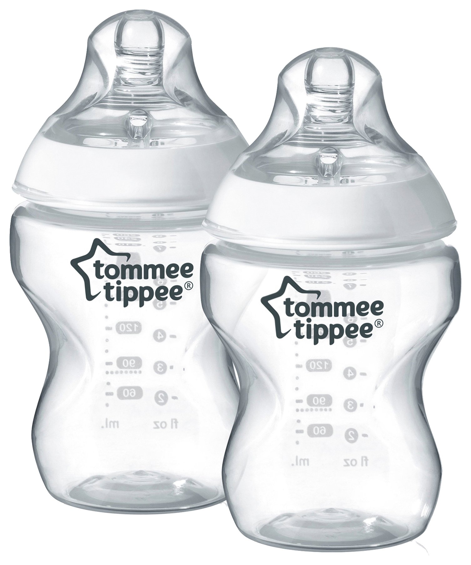 Tommee Tippee Closer to Nature Feeding Bottles 2x260ml