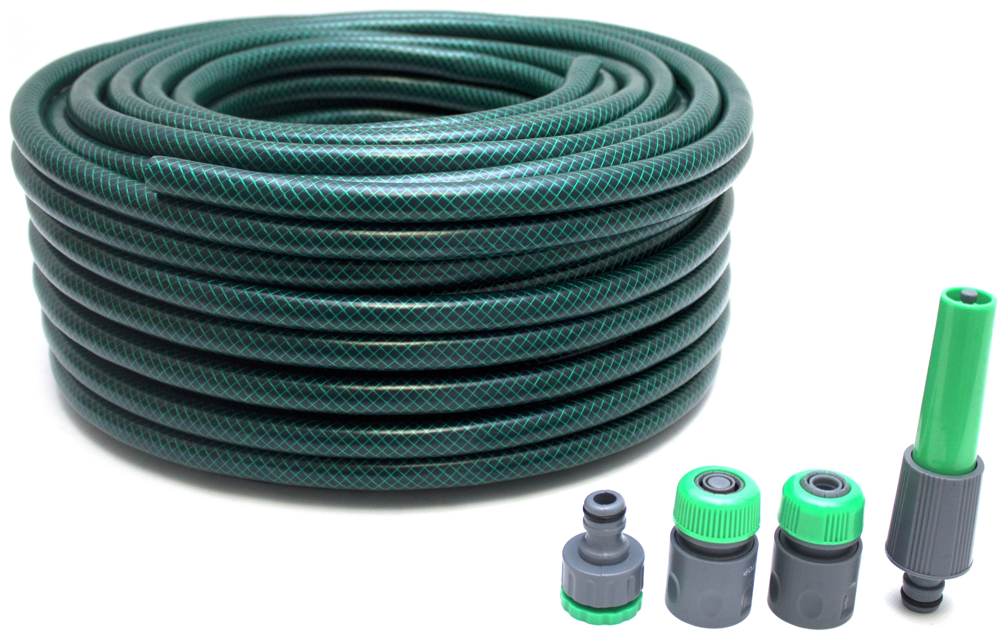 Hose with 4 Connectors - 50m