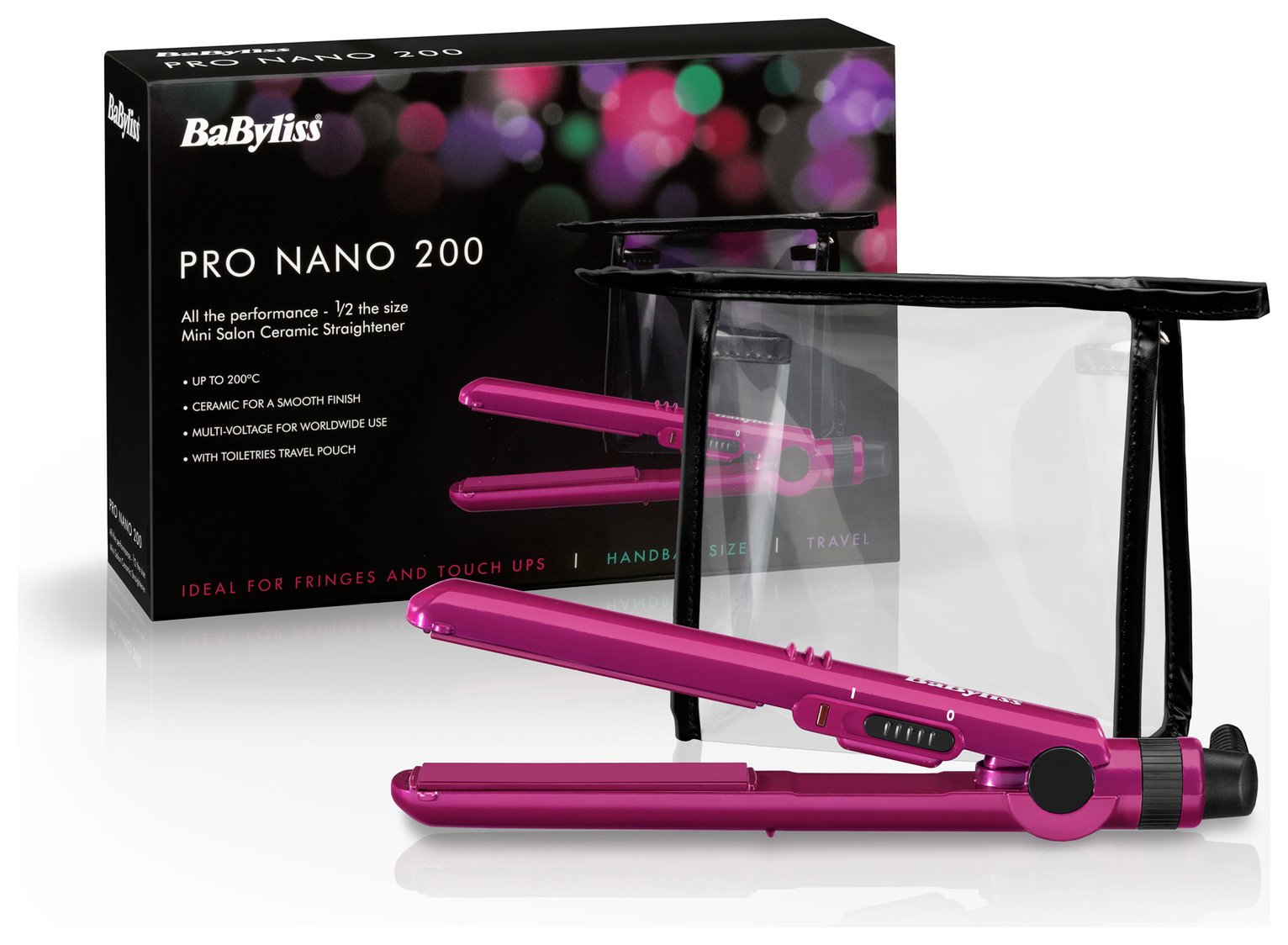 babyliss nano hair straightener