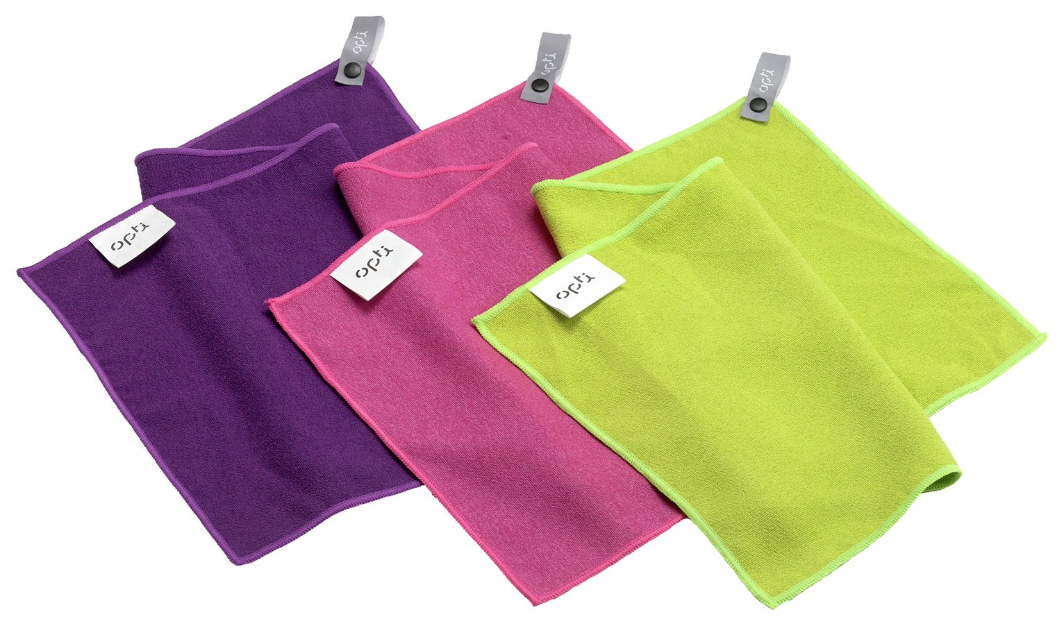 Opti Microfibre Gym Towels - Set of 3