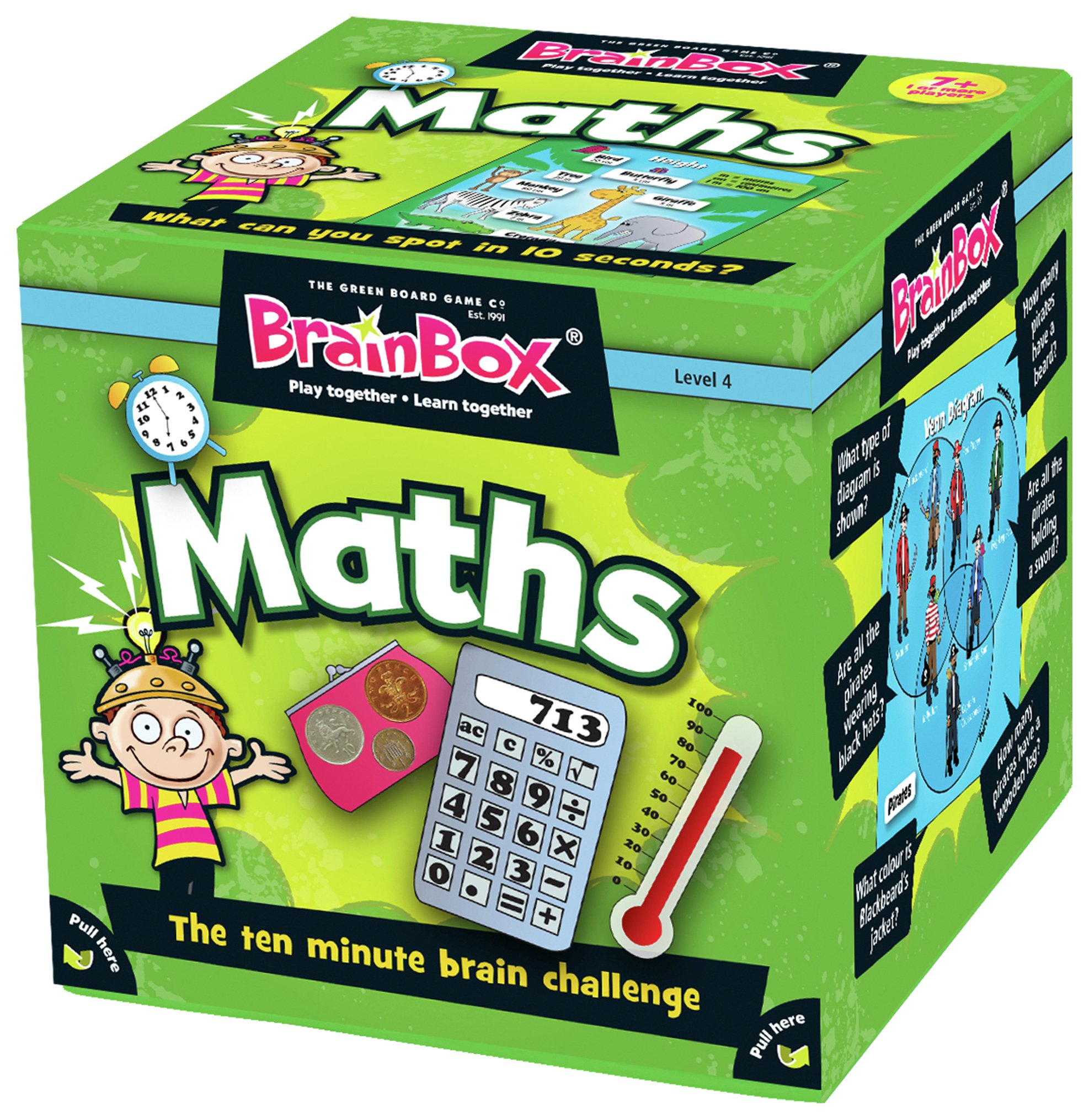 Green Board Games BrainBox Maths