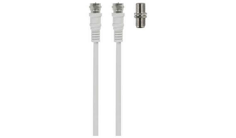 10m Satellite Extension Lead - Nickel Plated