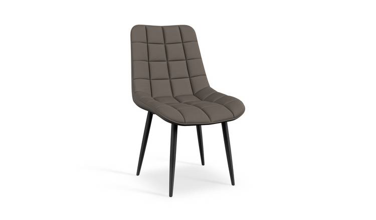 Furniture Online Nova Set Of 8 Faux Leather Dining Chair – Grey