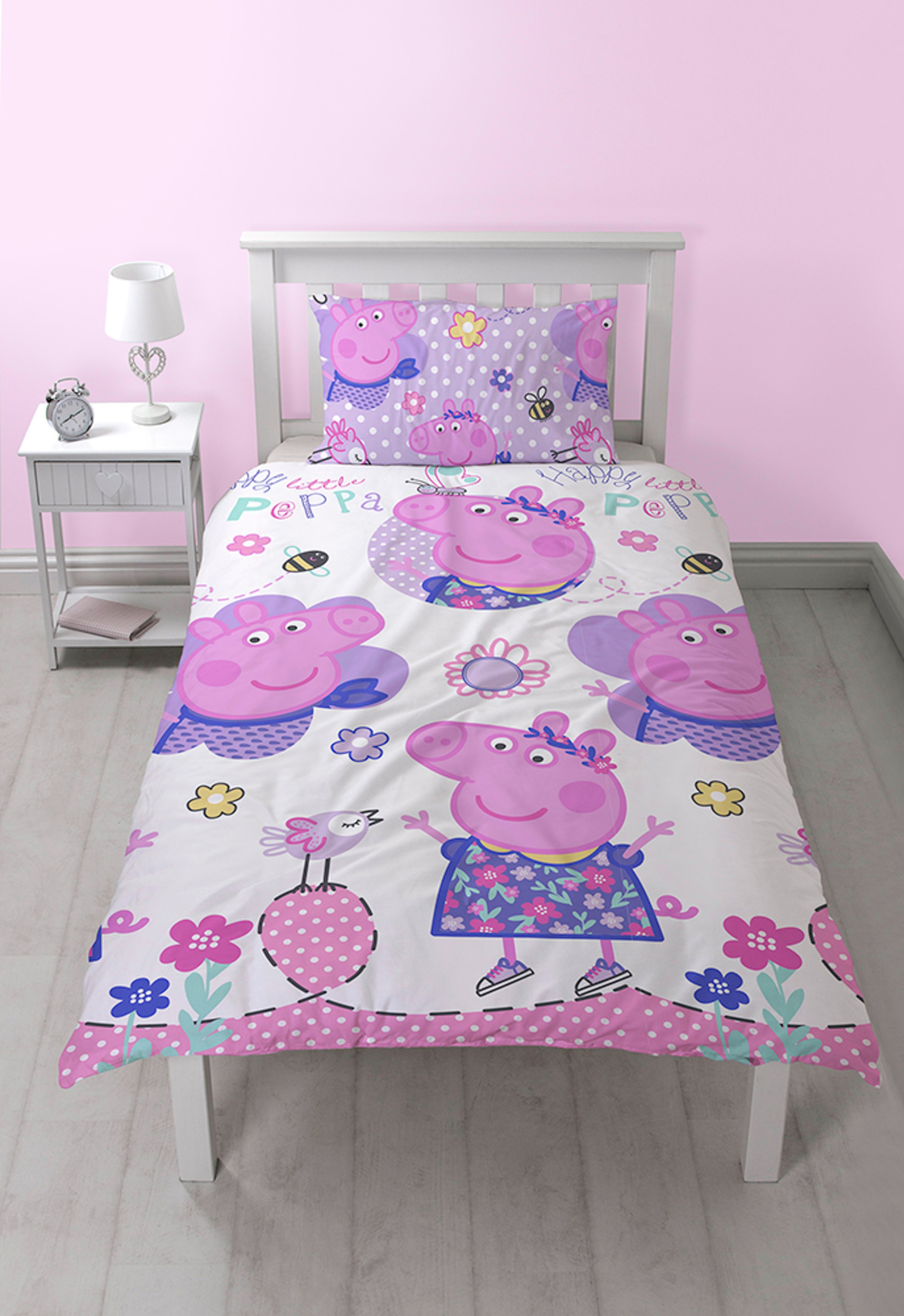 Peppa Pig Happy Bedding Set - Single