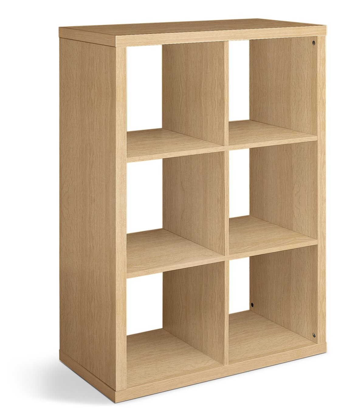 Habitat Squares Plus 6 Cube Storage Unit - Oak Effect