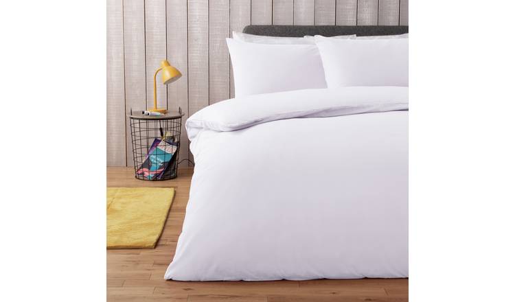 White duvet set deals double