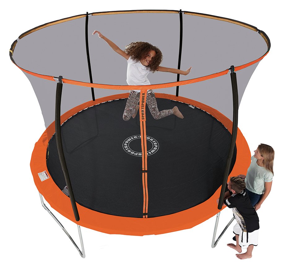 Sportspower 10ft Trampoline with Folding Enclosure