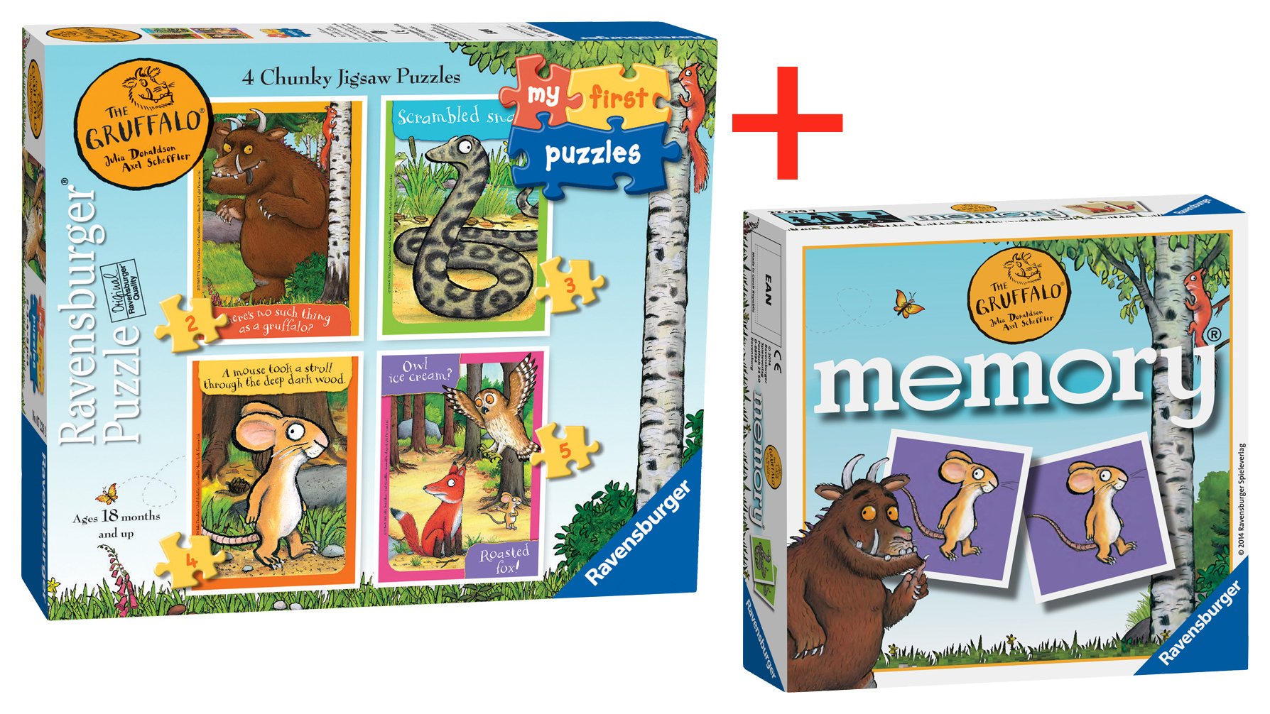 Ravensburger The Gruffalo My First Puzzle & Mini memory