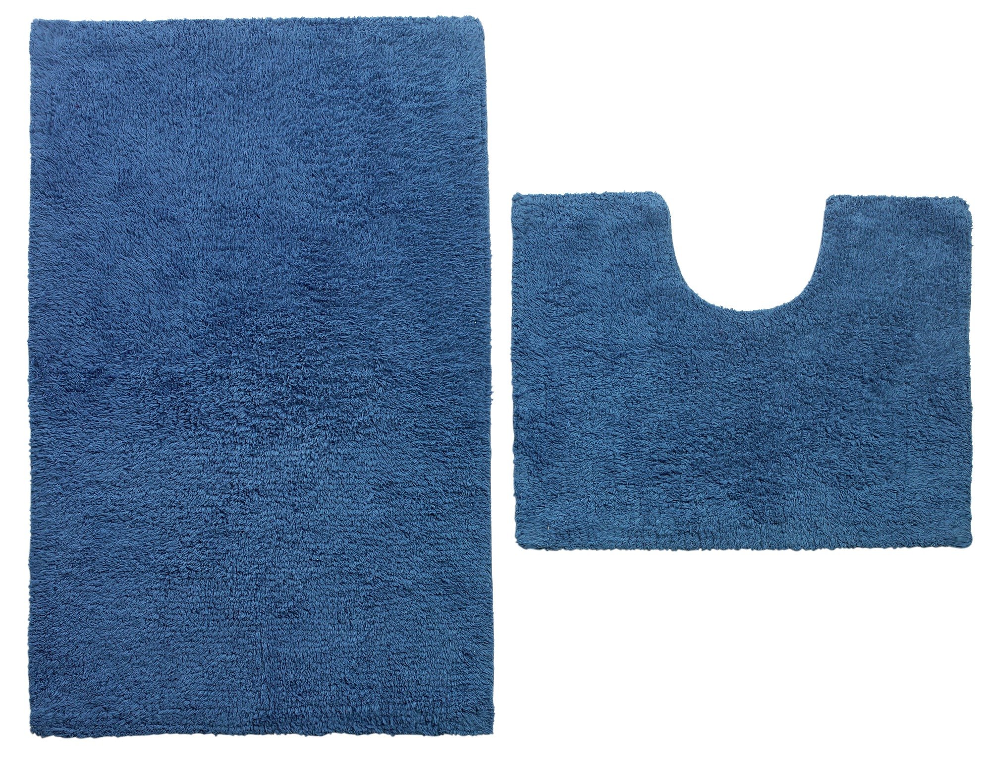 Argos Home Bath and Pedestal Mat Set - Ink Blue