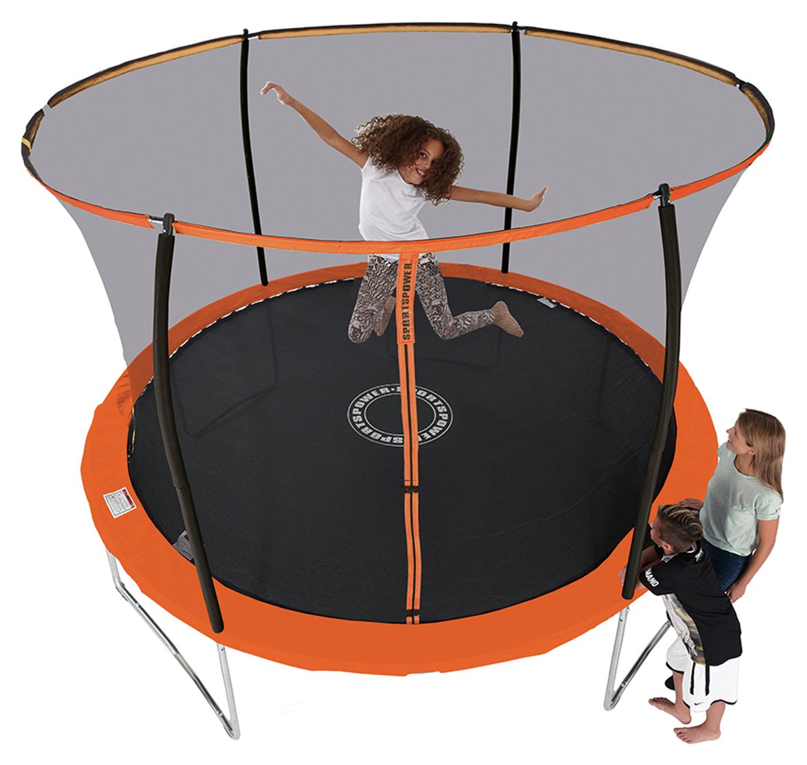 Sportspower 8ft Trampoline with Folding Enclosure