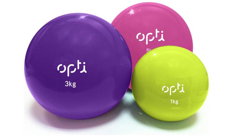 Buy Opti Medicine Ball Set of 3 Medicine balls Argos