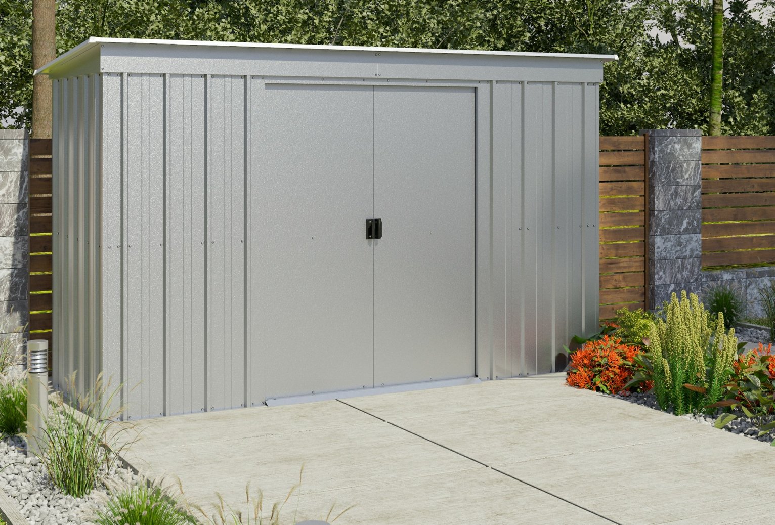 Yardmaster 10 x 4 Pent Metal Shed Review