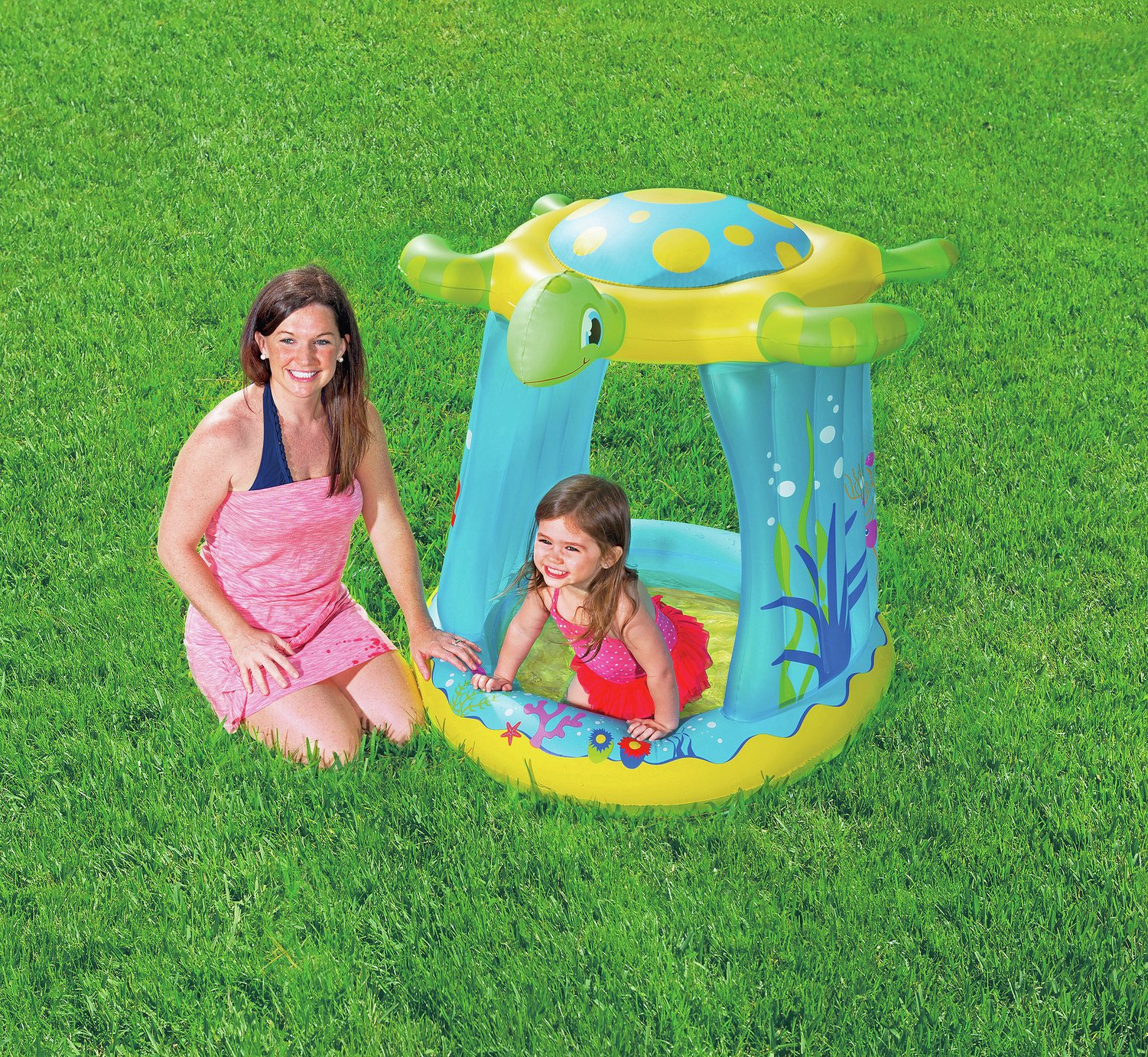 Chad Valley 3.5ft Turtle Shaded Kids Paddling Pool Review