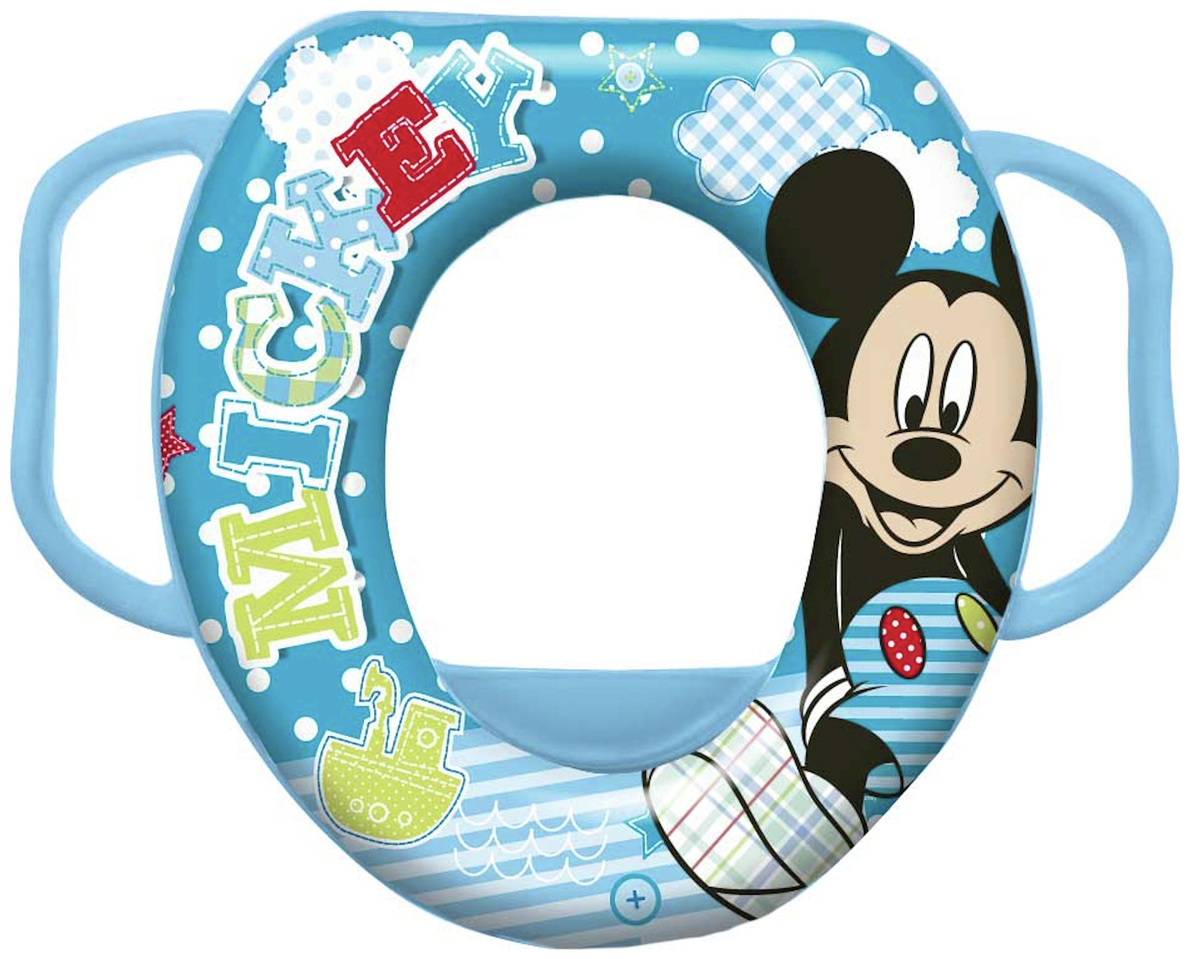 Mickey Mouse Soft Padded Toilet Seat