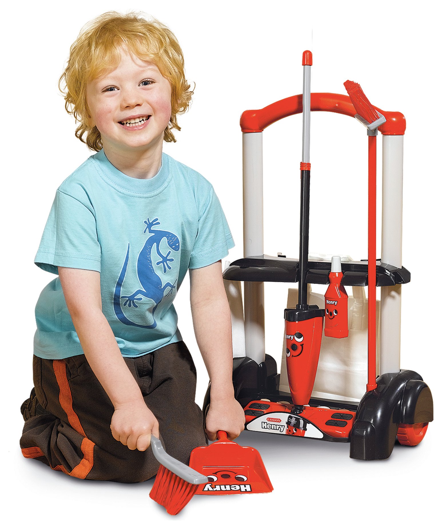 children's henry cleaning trolley
