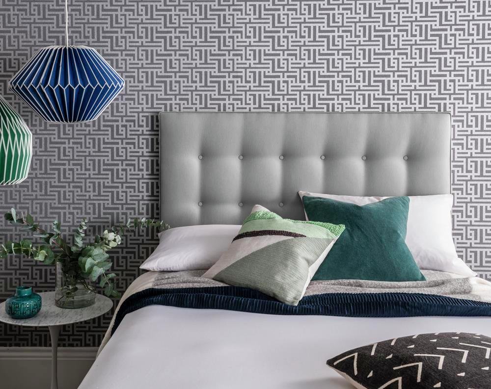 Silentnight Alaro Kingsize Headboard - Slate Grey