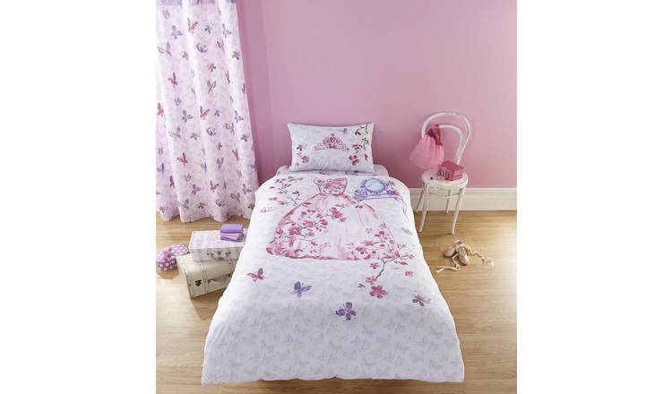 Buy Catherine Lansfield Princess Bedding Set Single Kids Duvet