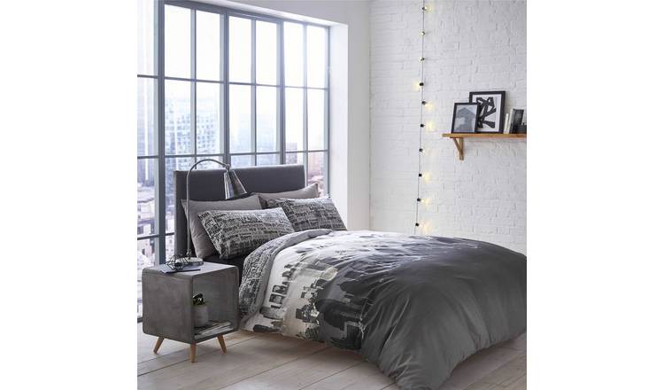 Buy Catherine Lansfield City Scape Bedding Set Double Argos