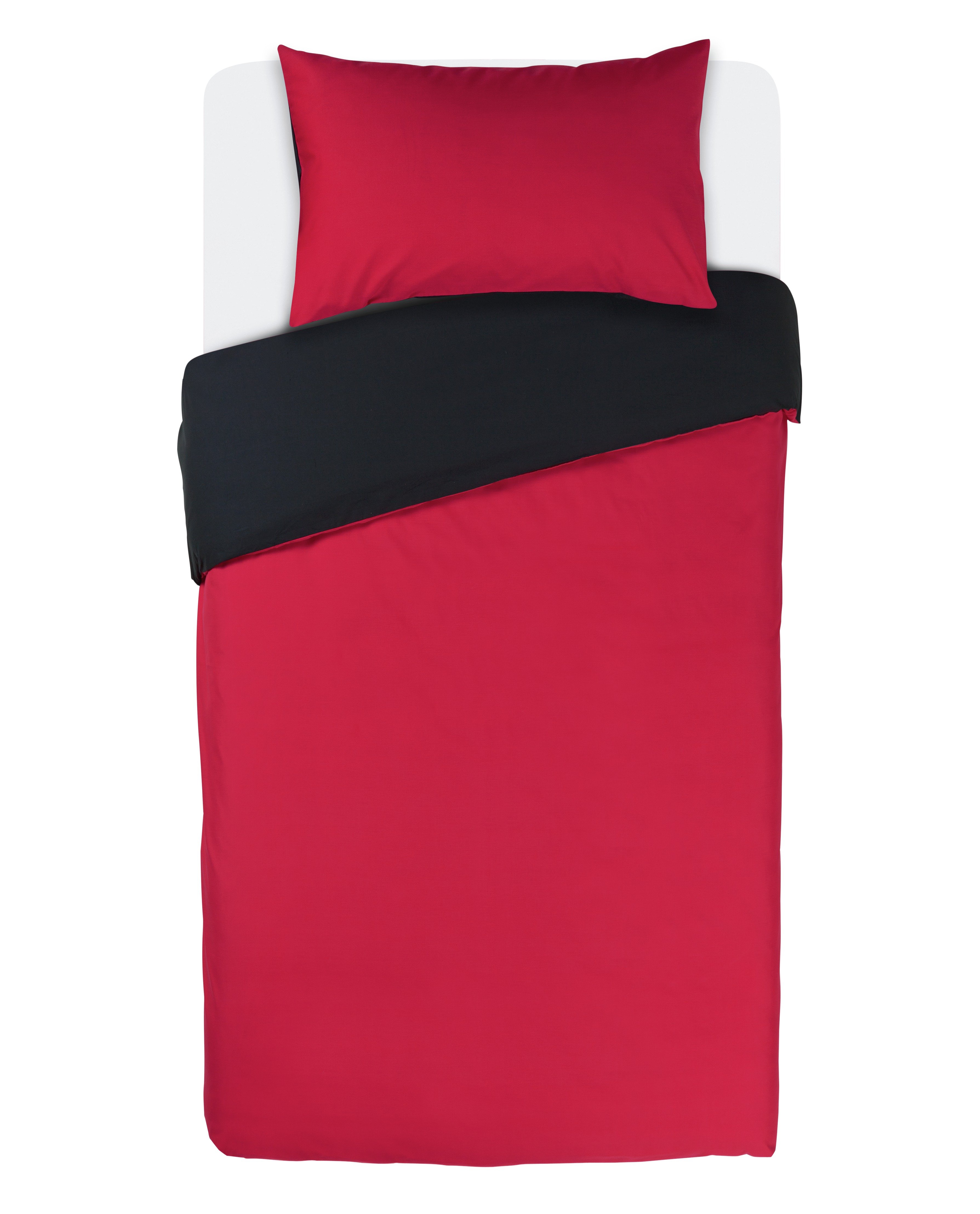 ColourMatch by Argos Poppy Red/ Black Bedding Set review