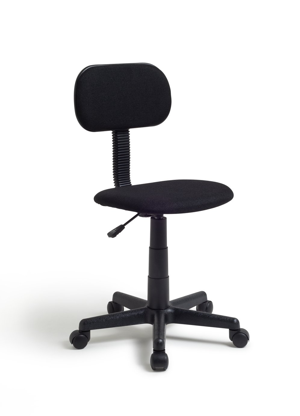 Argos Home Fabric Office Chair - Black