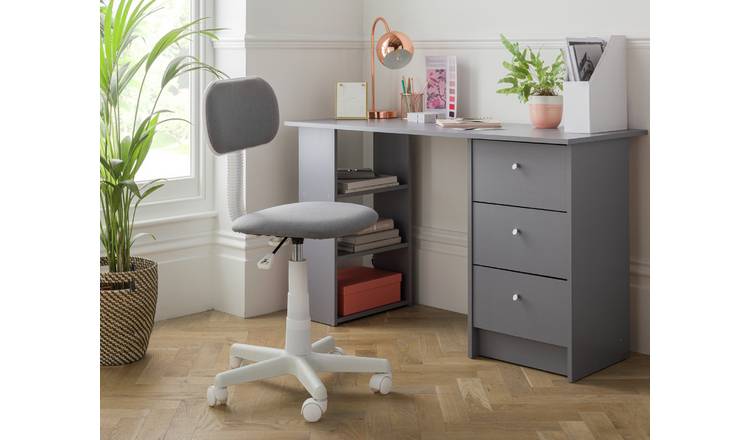 Argos office table online and chairs