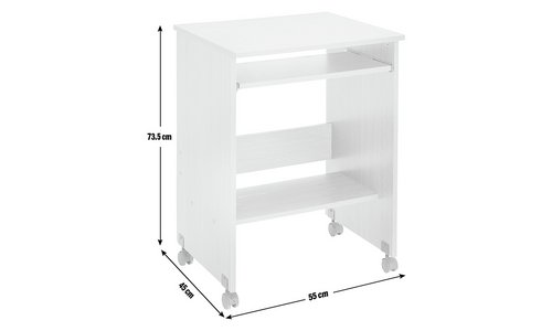 Argos home functional pc office trolley discount