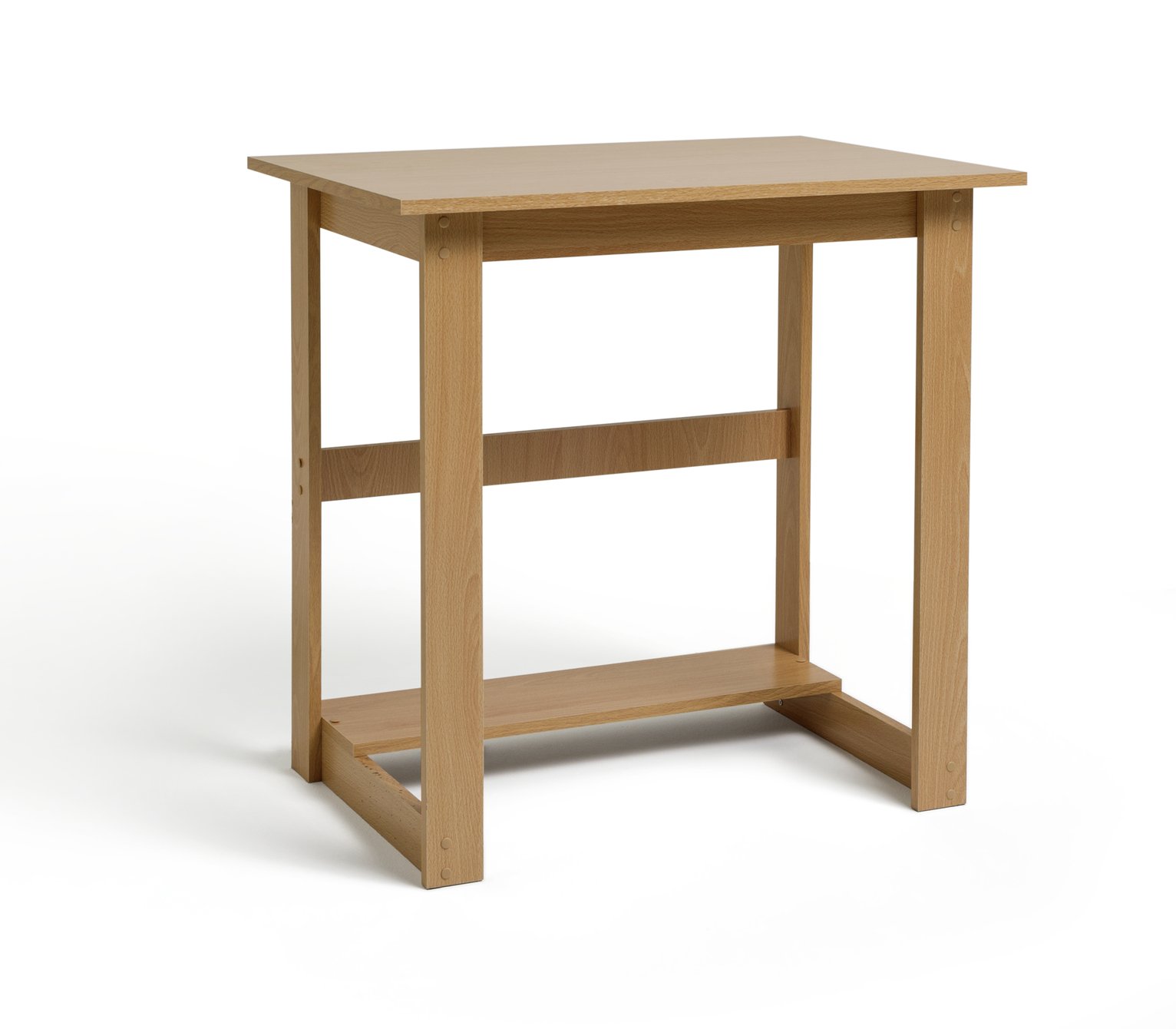 Argos Home Office Desk - Beech Effect