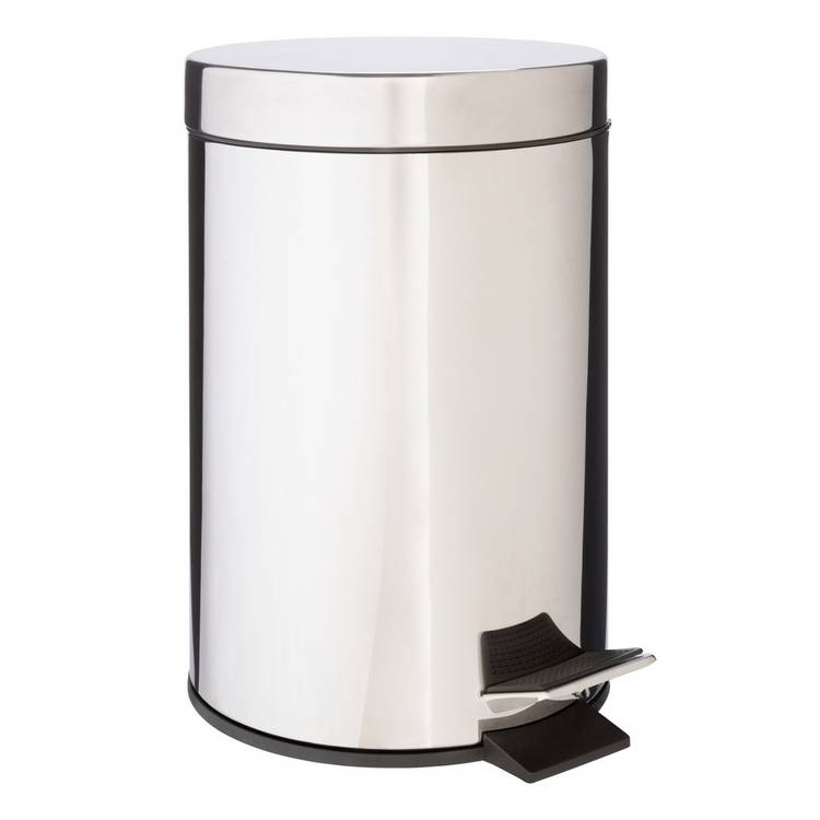 Habitat 3 Litre Stainless Steel Pedal Bin 0