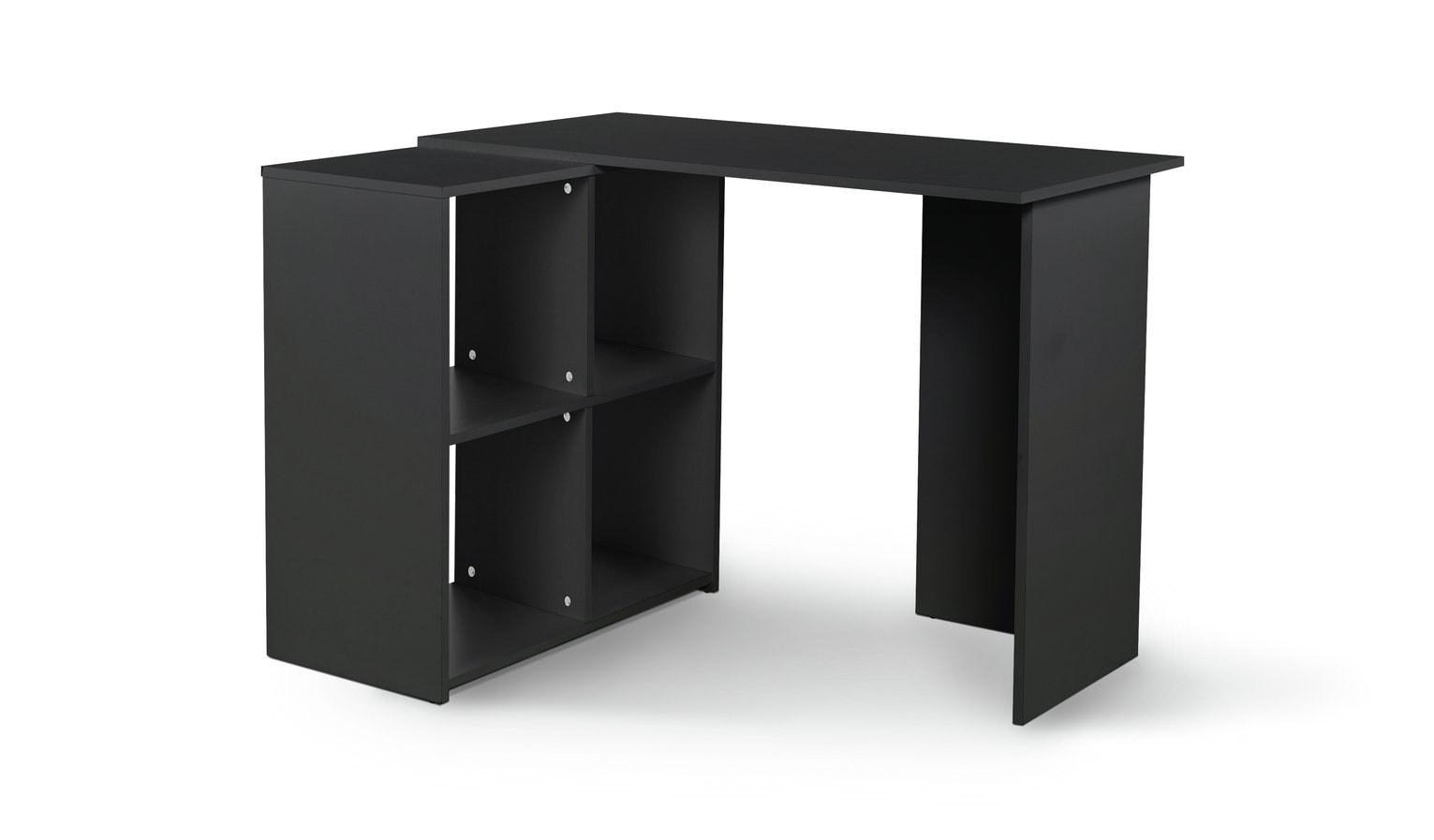 Habitat Calgary Corner Office Desk - Black