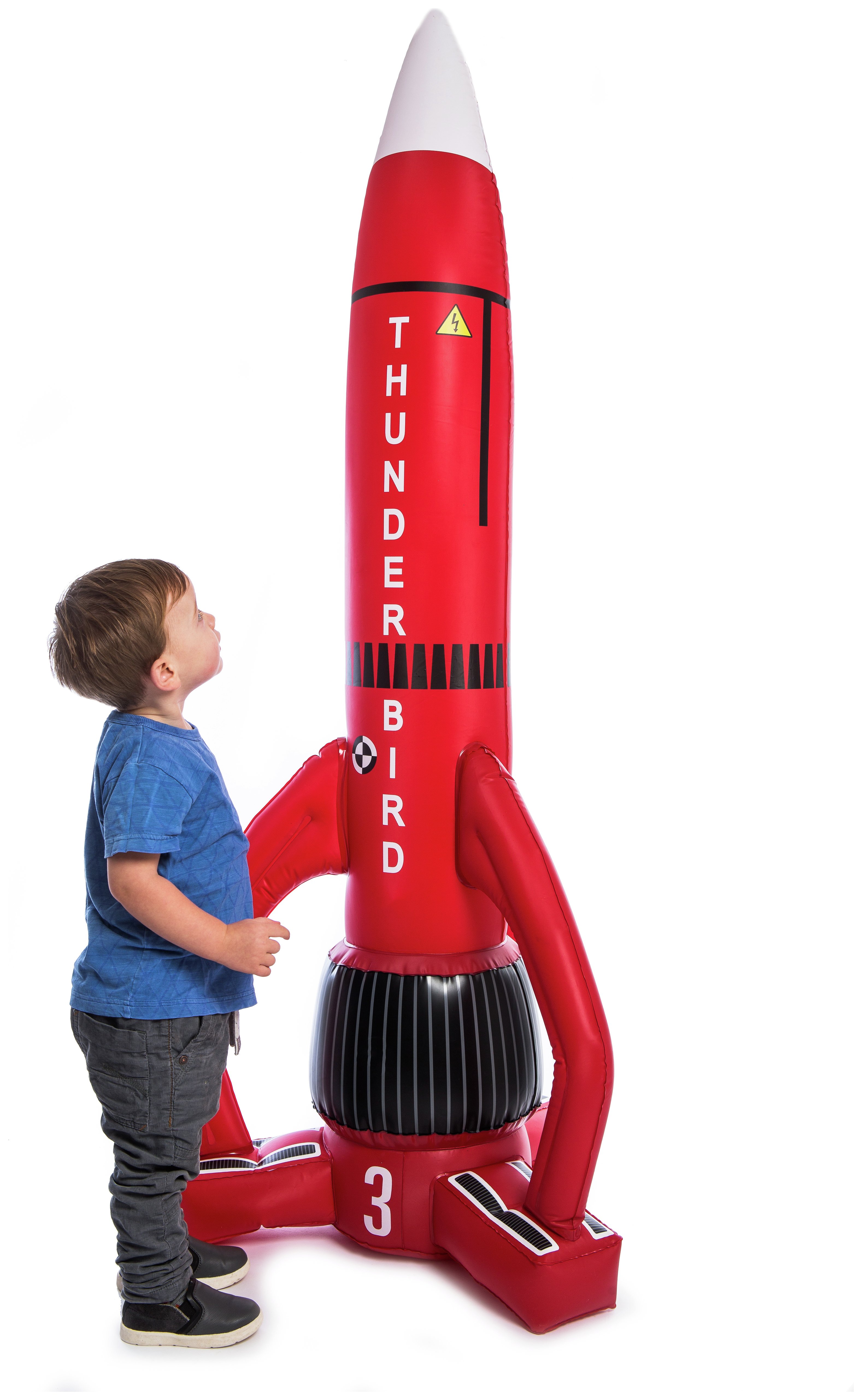 Thunderbird 3 Light Up Inflatable Rocket