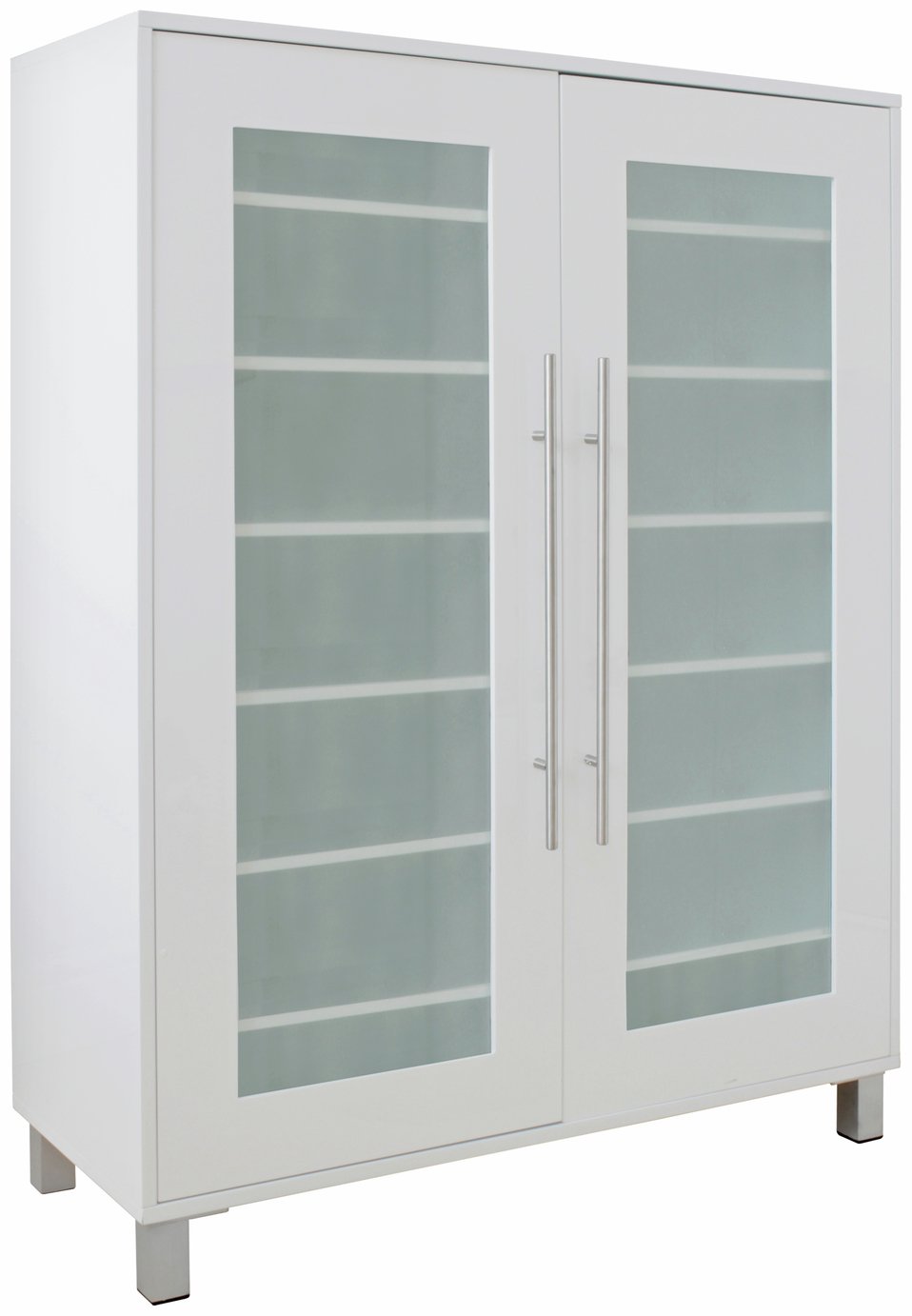 Argos Home Lydiard Gloss Shoe Cabinet - White
