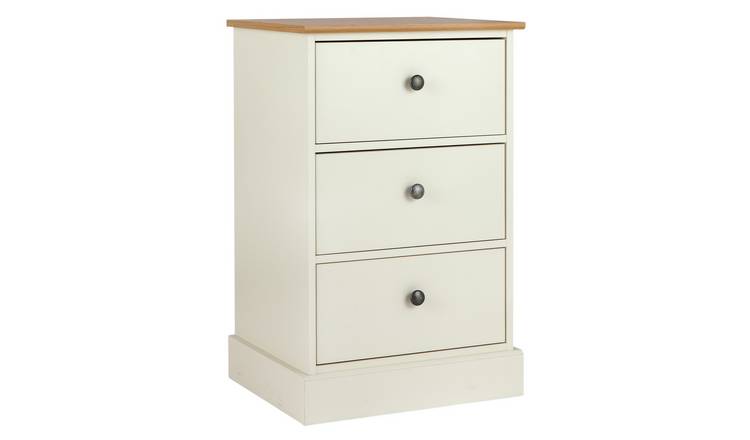 Ivory and deals oak bedside table