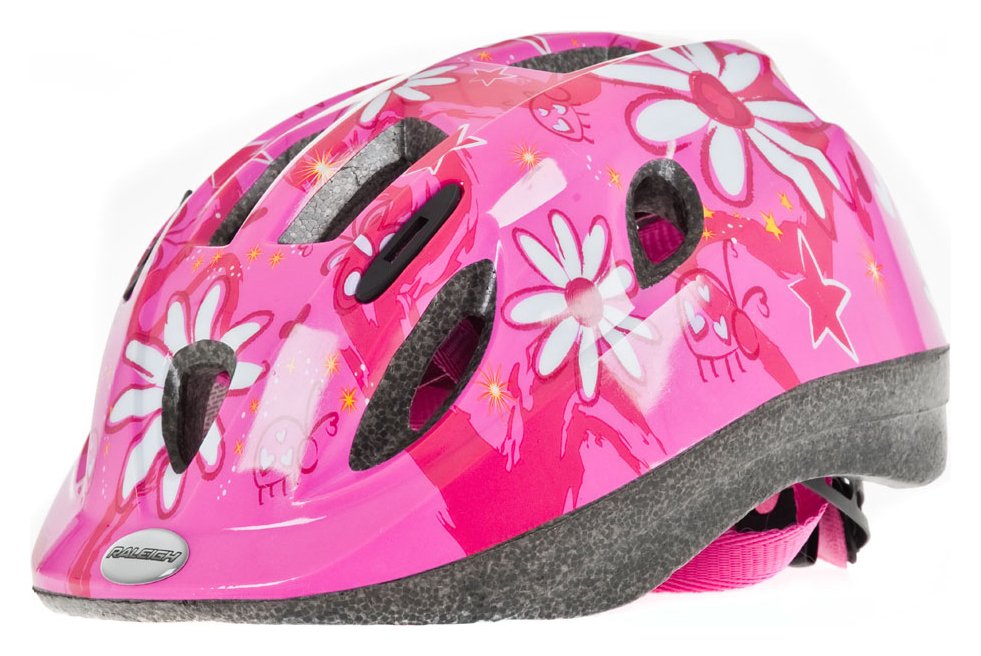 Raleigh Mystery 52-56cm Bike Helmet - Pink Flowers
