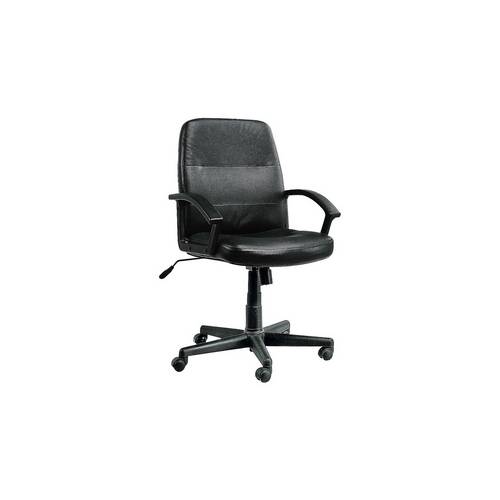 Buy Argos Home Brixham Faux Leather Office Chair - Black | Office