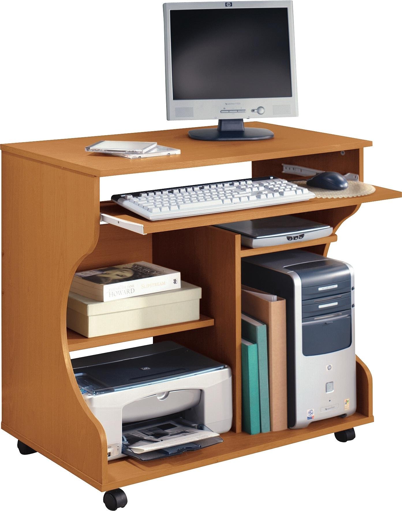 Argos Home Computer Office Desk - Pine Effect
