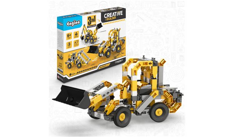 Engino Creative Builder Wheeled Loader Machinery STEM Set