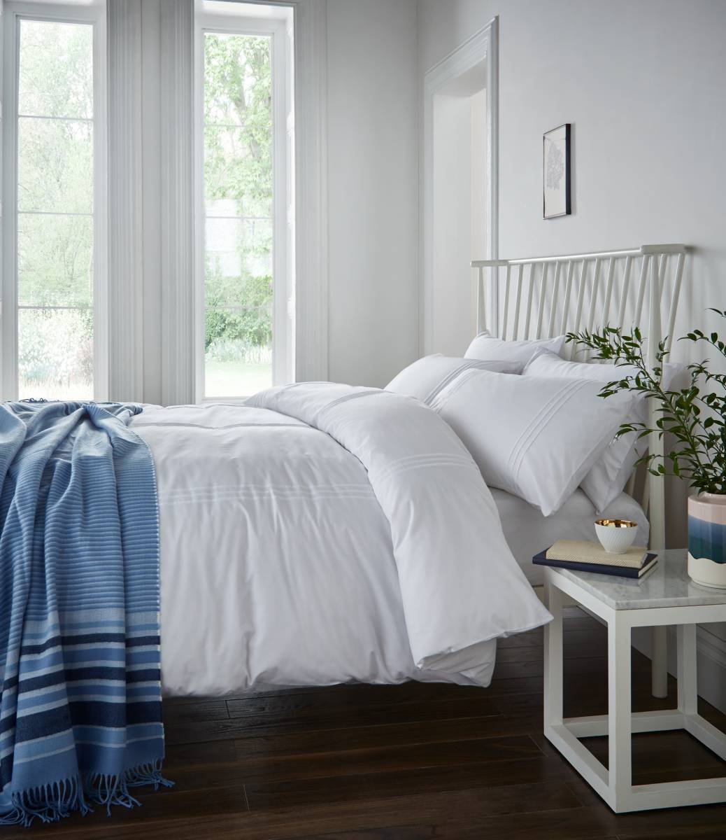 Catherine Lansfield Minimalist White Bedding Set review