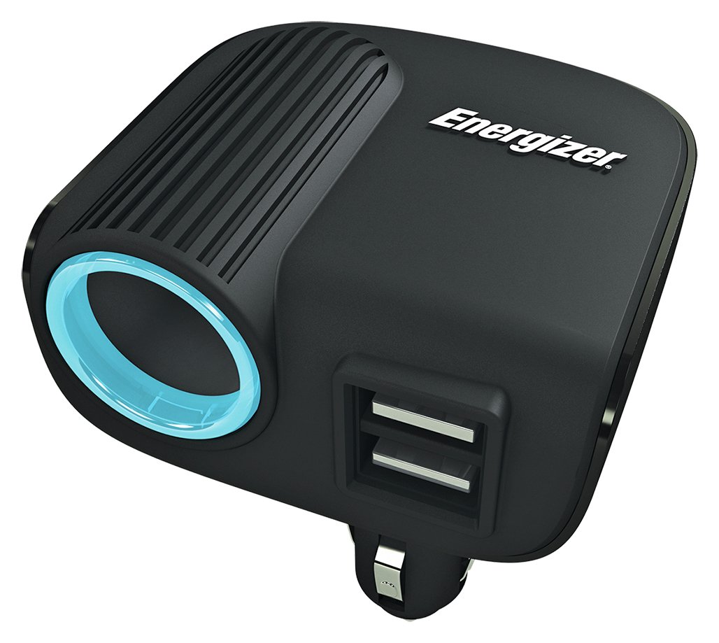 Energizer 12V Socket and Twin USB Adapter